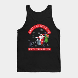 Santa Of Anarchy, North Pole Chapter, Christmas Gift For Dad, Santa Clause Is Coming To Town, Christmas, Xmas, Presents, Christmas, Xmas, Funny Christmas Tank Top